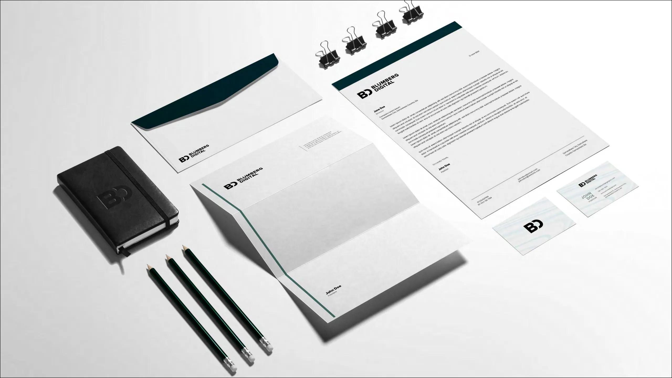 Blumberg Digital brand identity 1